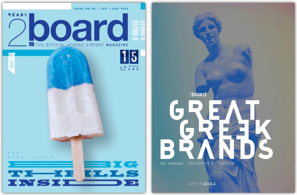 Reference in ready2board magazine in Great Greek Brands &#8211; Summer 2023